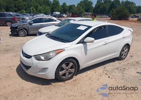 2013 Hyundai Elantra Gls from USA, damaged, VIN 5NPDH4AE4DH392565